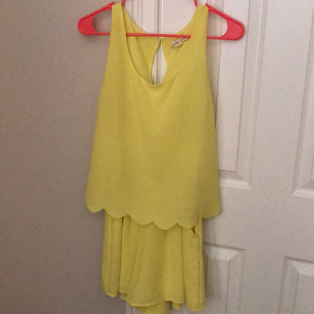 Yellow summer romper
